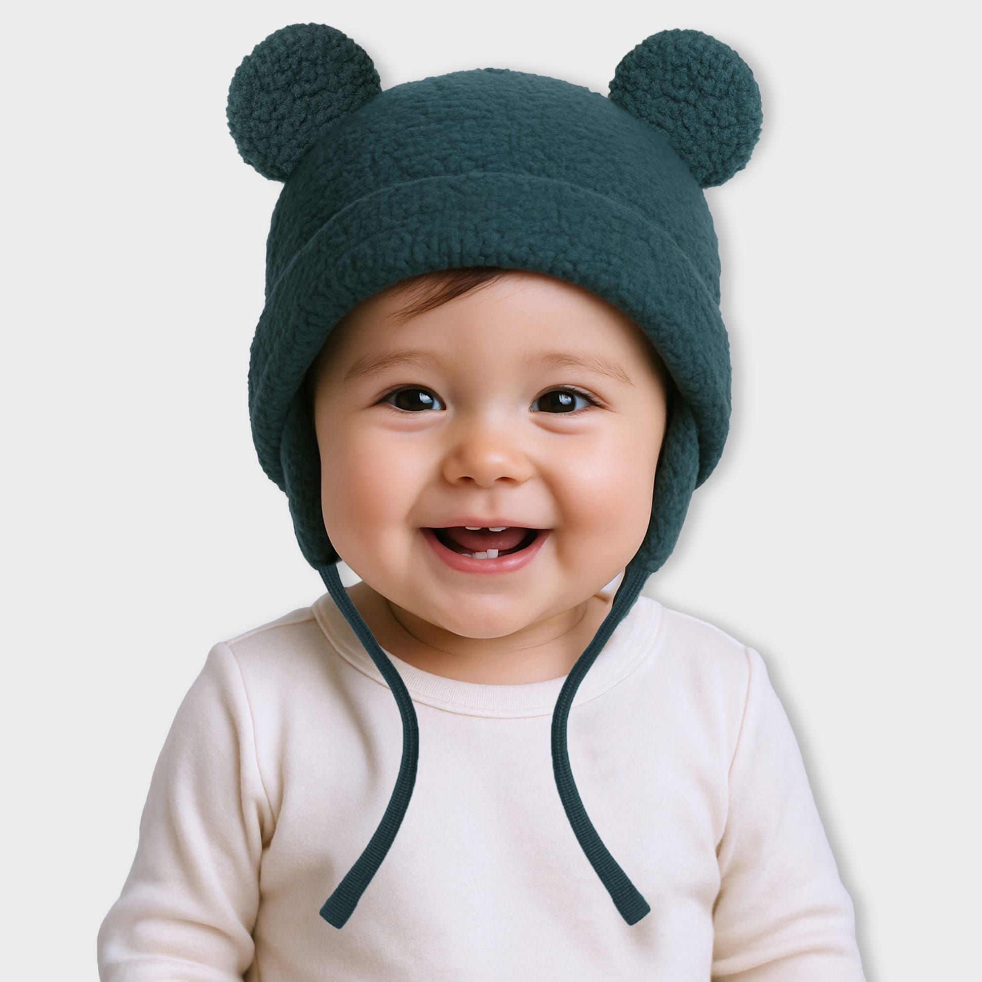 Mi Arcus Ears Applique & Fur Detailed Cap - Green Online in India, Buy at Best Price from FirstCry.com - 20866826