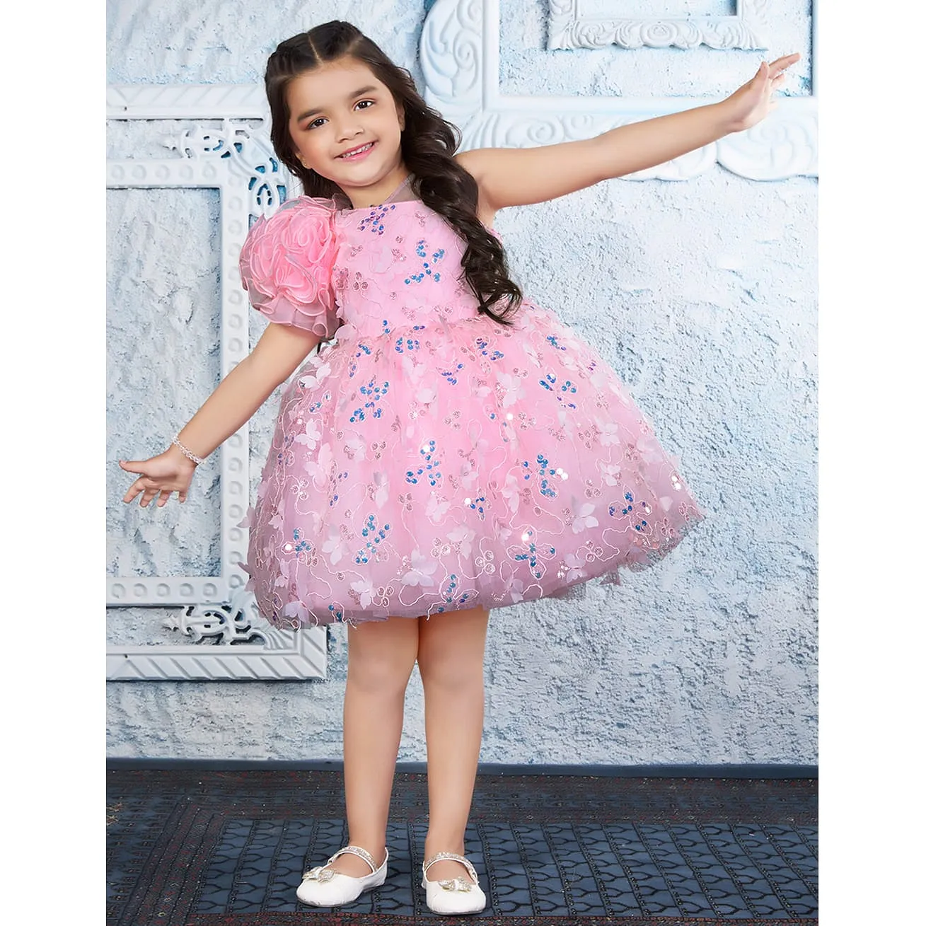 trending birthday dress for women Custom – Oyemwen MINI-TAF30-SEP25 Custom hi slit sequins Kid US Size:5-6 Years Copy Bachelorette Becca Kufrin's
