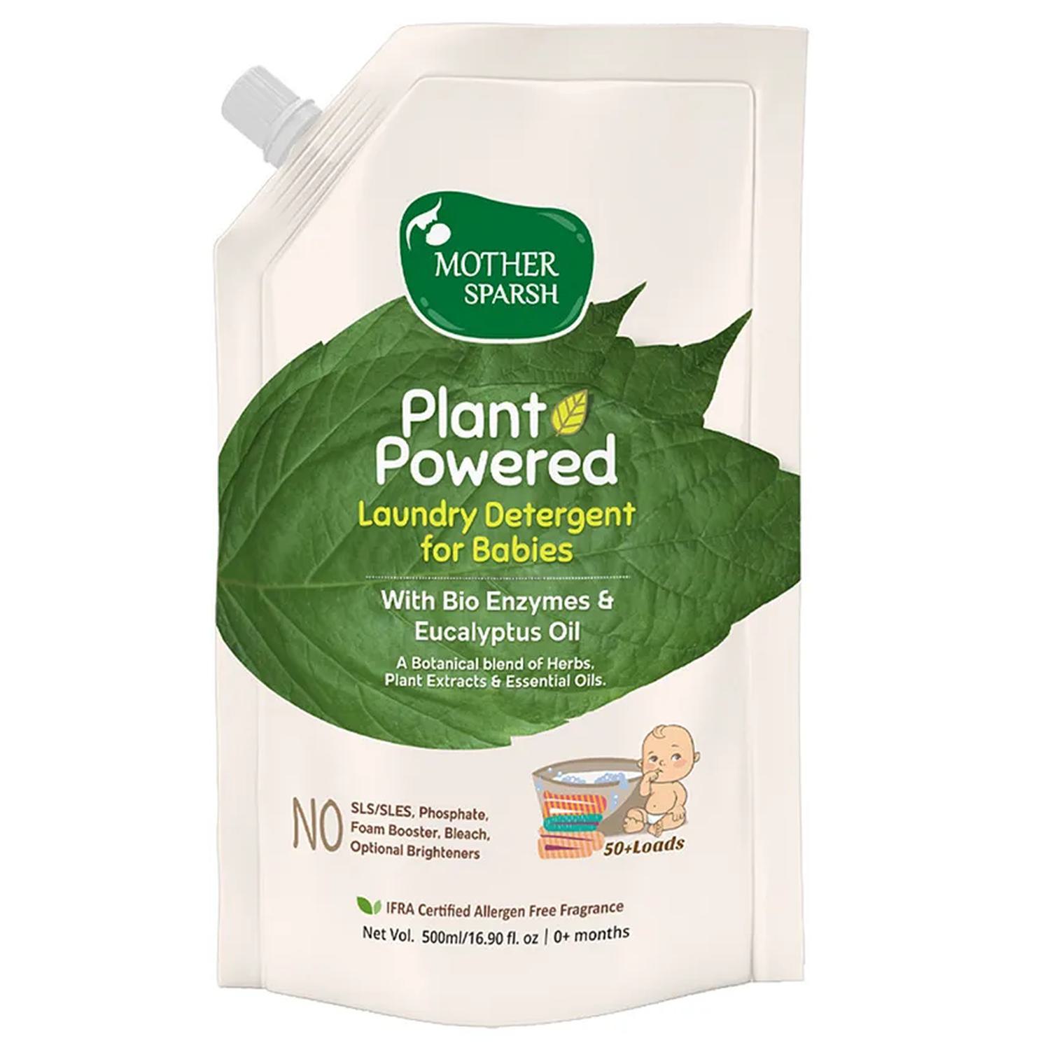 Mother Sparsh Baby Plant Powered Baby Laundry Liquid Detergent - 500 ml Online in India, Buy at Best Price from FirstCry.com - 7777756