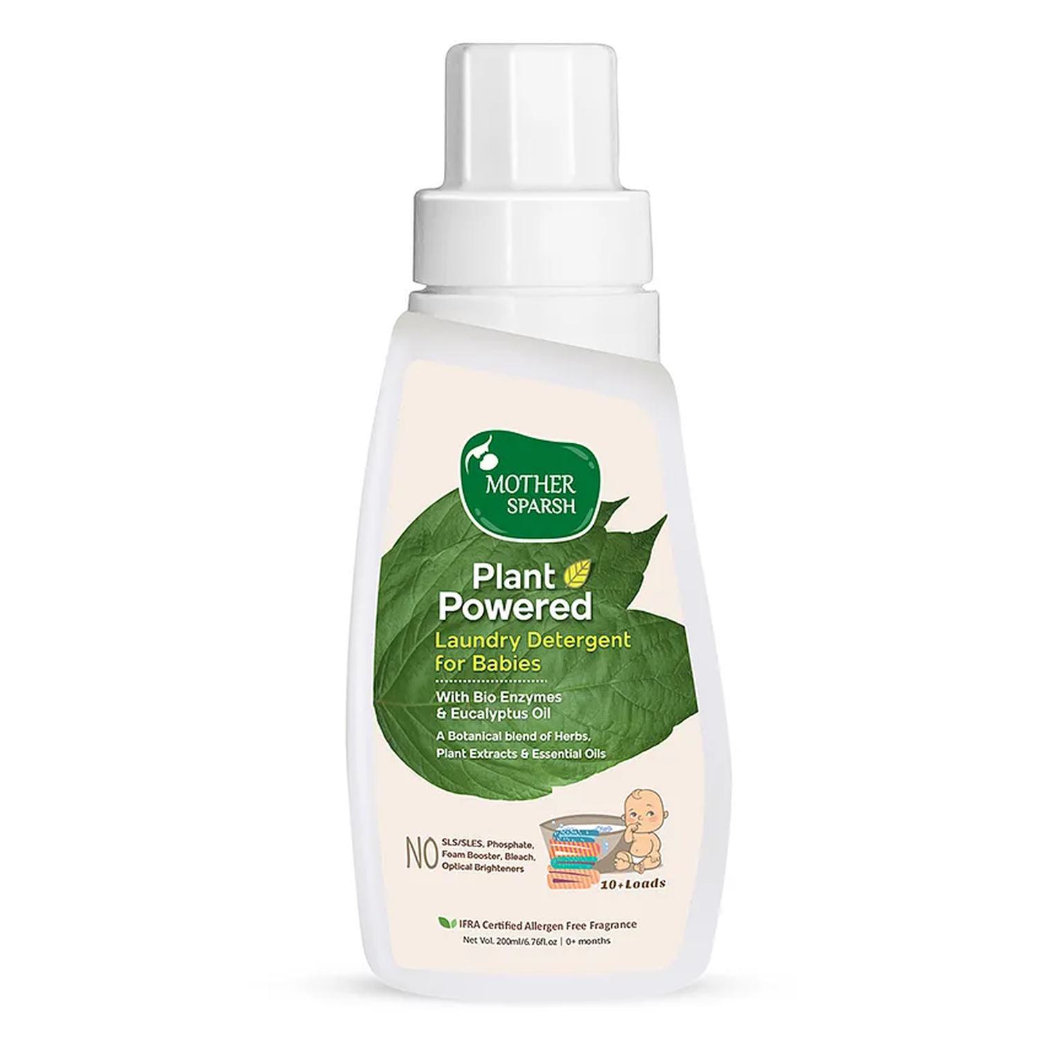 Mother Sparsh Baby Plant Powered Baby Liquid Laundry Detergent- 200 ml Online in India, Buy at Best Price from FirstCry.com - 11389141