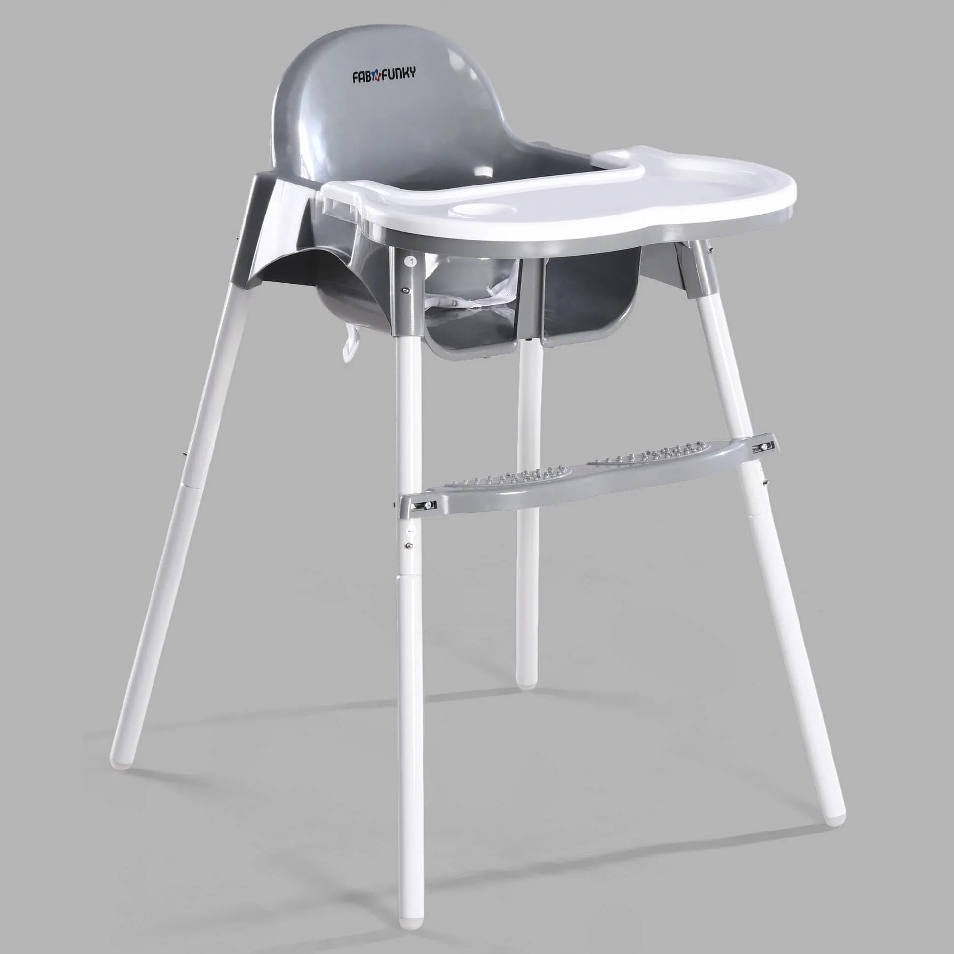 Nestora 2-in-1 Baby High Chair Grey - Image 1