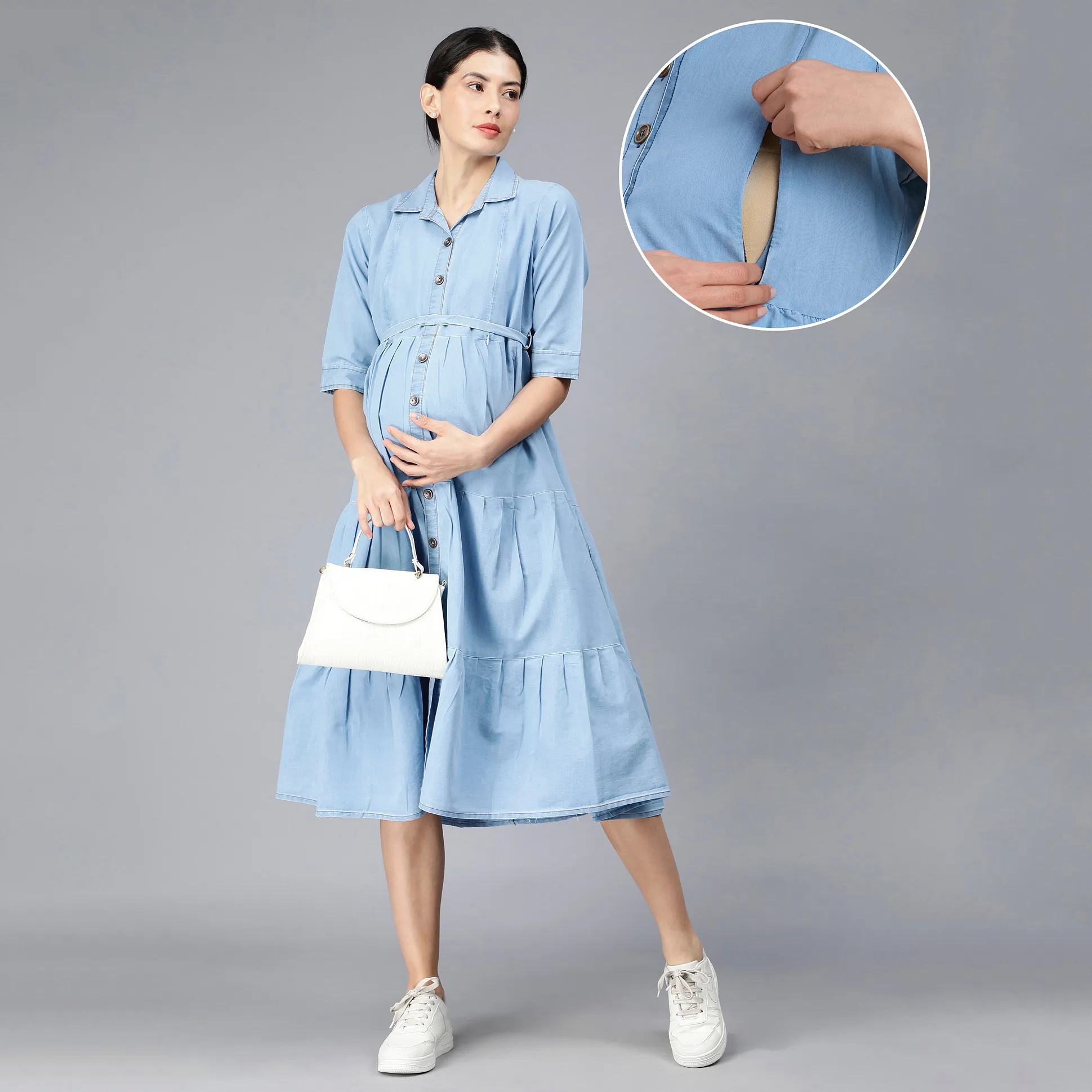 spring dress for women Amazon Dresses Size:Apricot SID-FD13734CP839 comfortable fabrics Luna mini dress