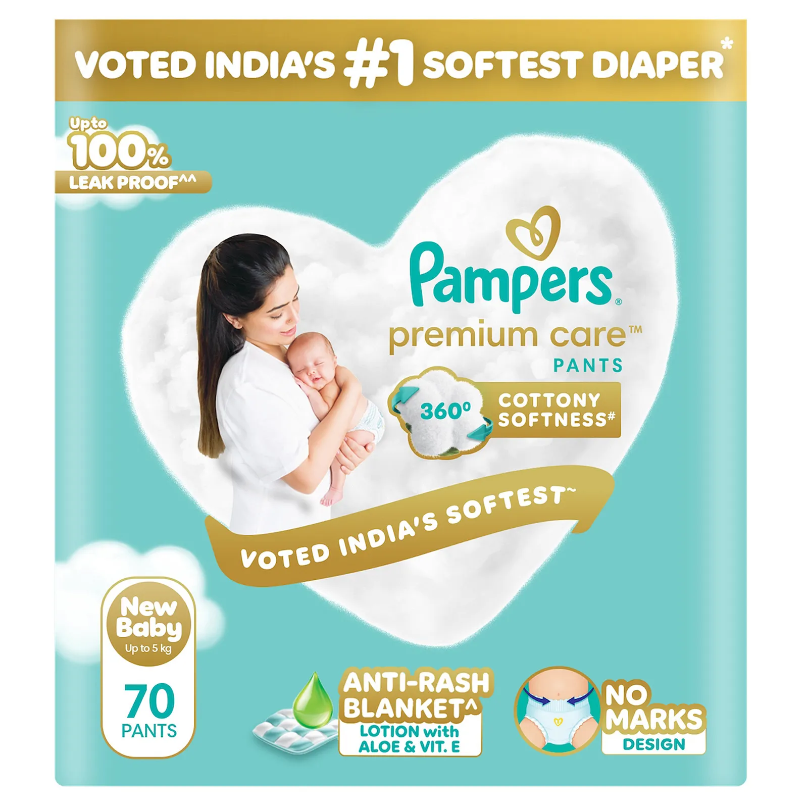 Pampers Premium Care newborn pants listing photo