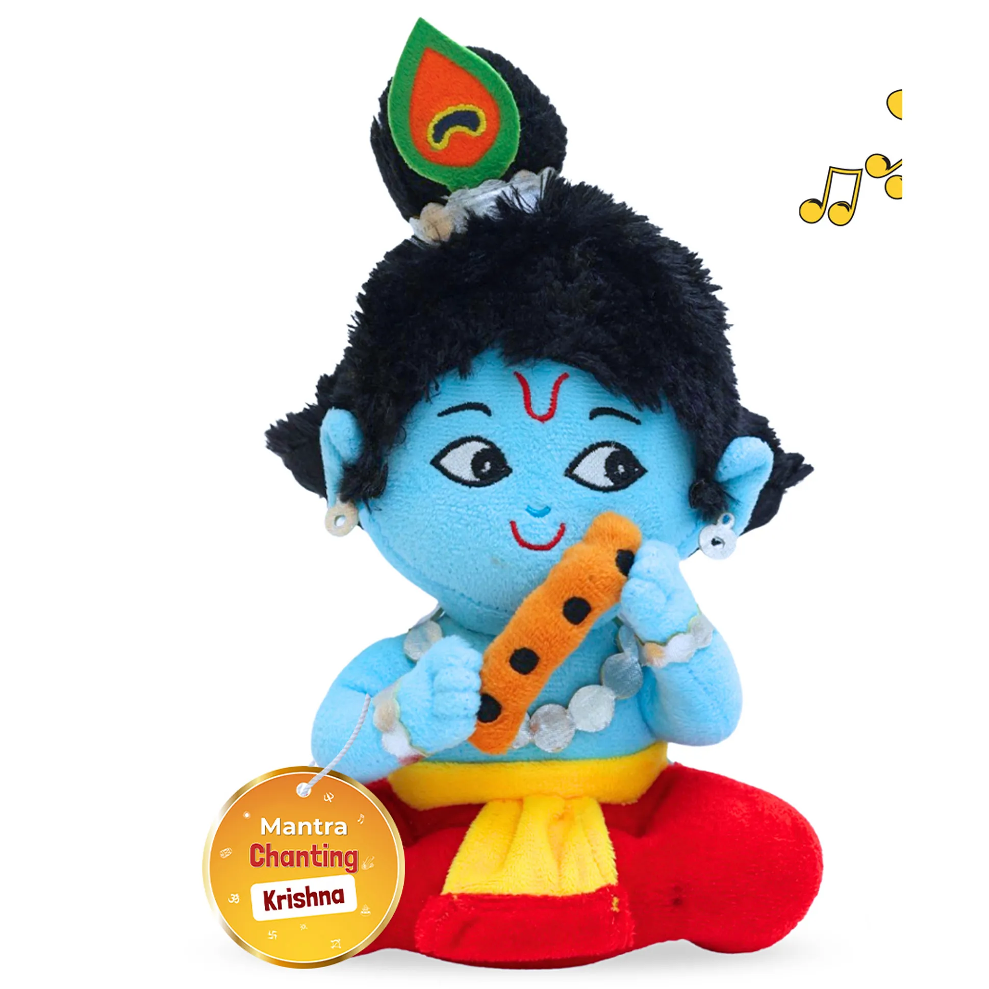 Panda's Box Height 20 cm Mantra Chanting Baby Krishna Interactive Musical Soft Stuffed Plush Toy Non-Toxic, Safe Best Birthday Gift For Newborn Kids (Boys, Girls) Small Online India, Buy Soft Toys for (12 Months-5 Years) at FirstCry.com - 22319490 - Image 1