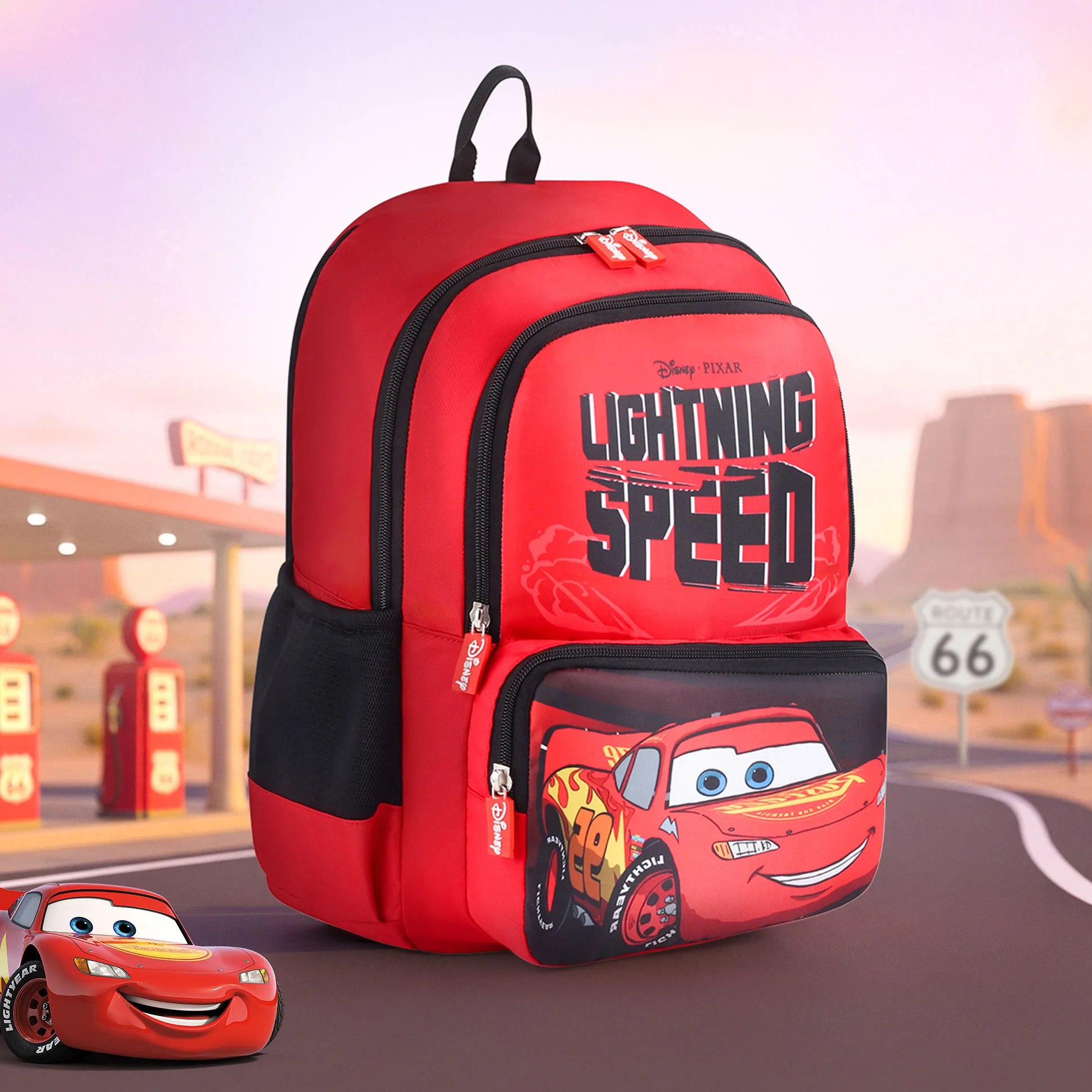 19 20 3d cars school bag mcqueen printing backpack kid Bioworld Disney Lightning #95 2-Piece & Lunchbox S&D Kids Race to class with all the essential gear loaded in this Cars backpack Disney Cars Backpack for Toddlers