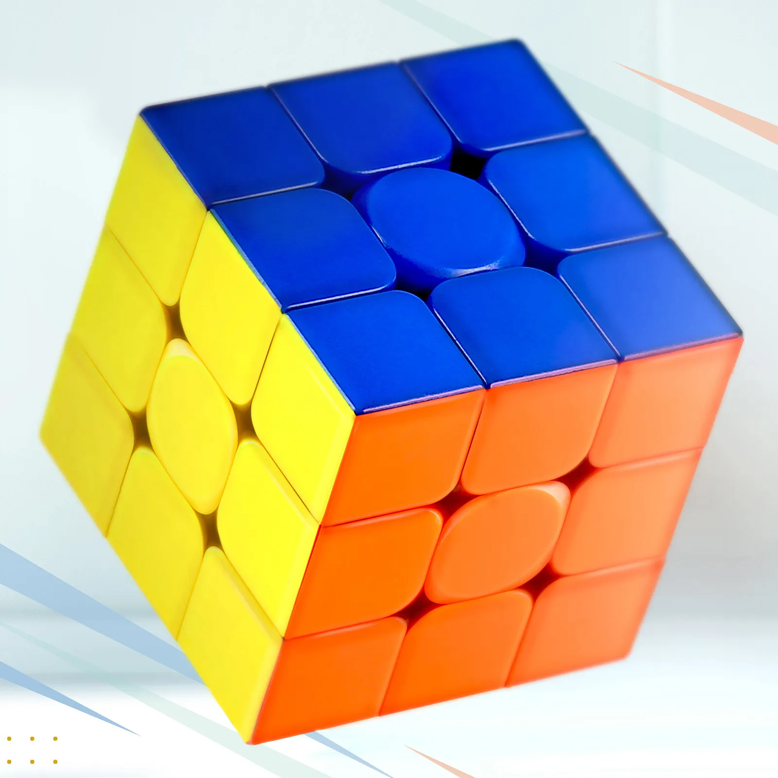 Play Nation Premium 3X3 Stickerless Multicolor Rubik Cube for