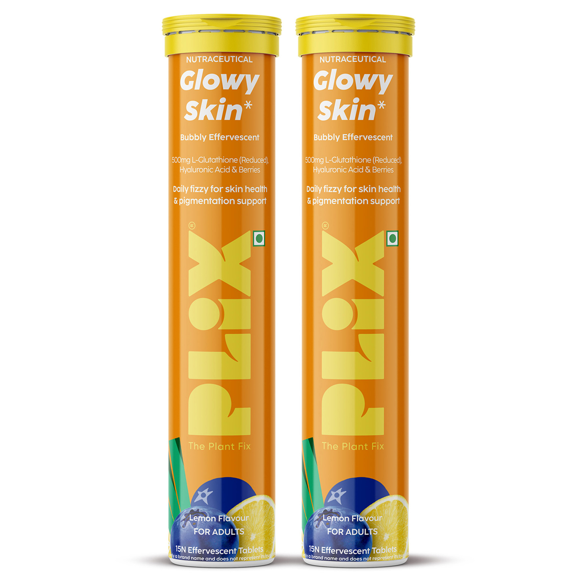 glowy skin effervescent with 500mg glutathione Tablets 500 mg PLIX Glowy Skin Tablets With