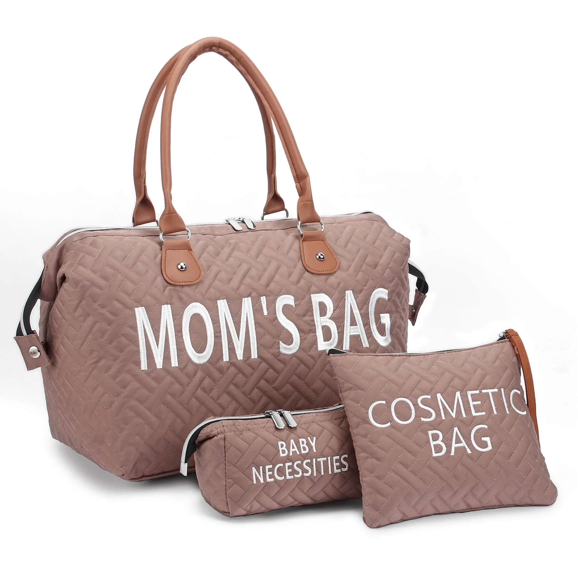 Premium Multipurpose Stylish 3-in-1 Mother Bag| Water Resistant