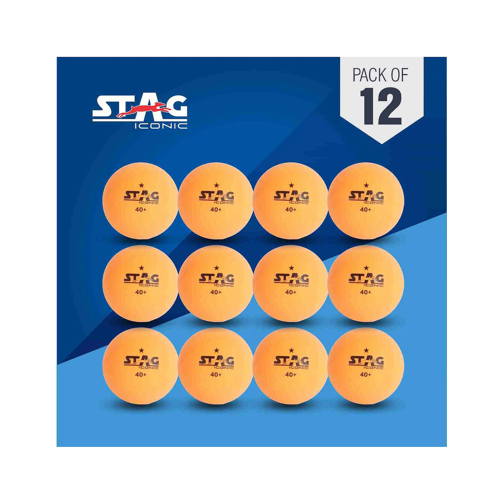 Stag One Star Palline Da Tennistavolo 40mm, Bianche, Confezione Da 6, In Plastica Di Qualità - 4