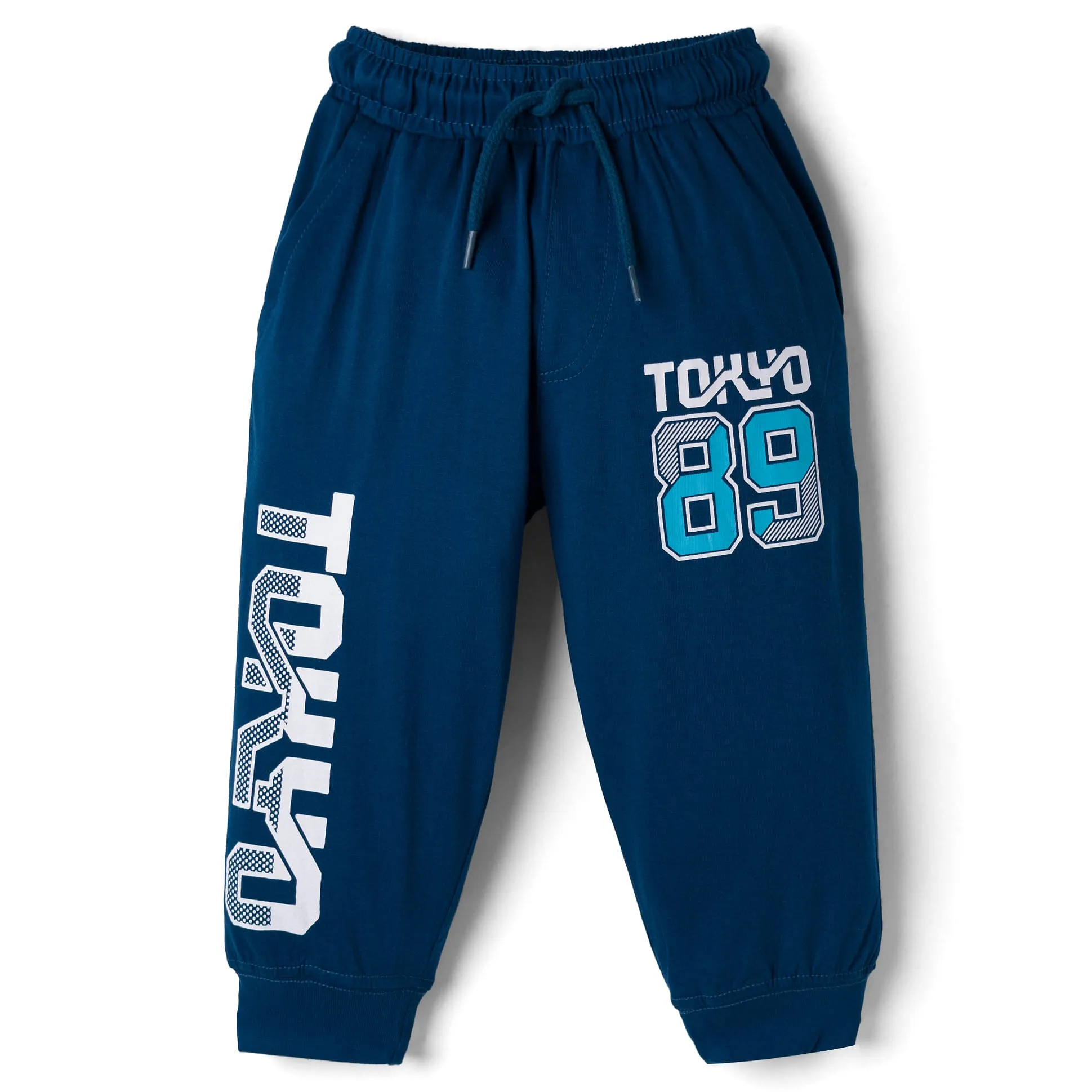 Buy Taeko Single Jersey Knit Full Length Lounge Pant with Text