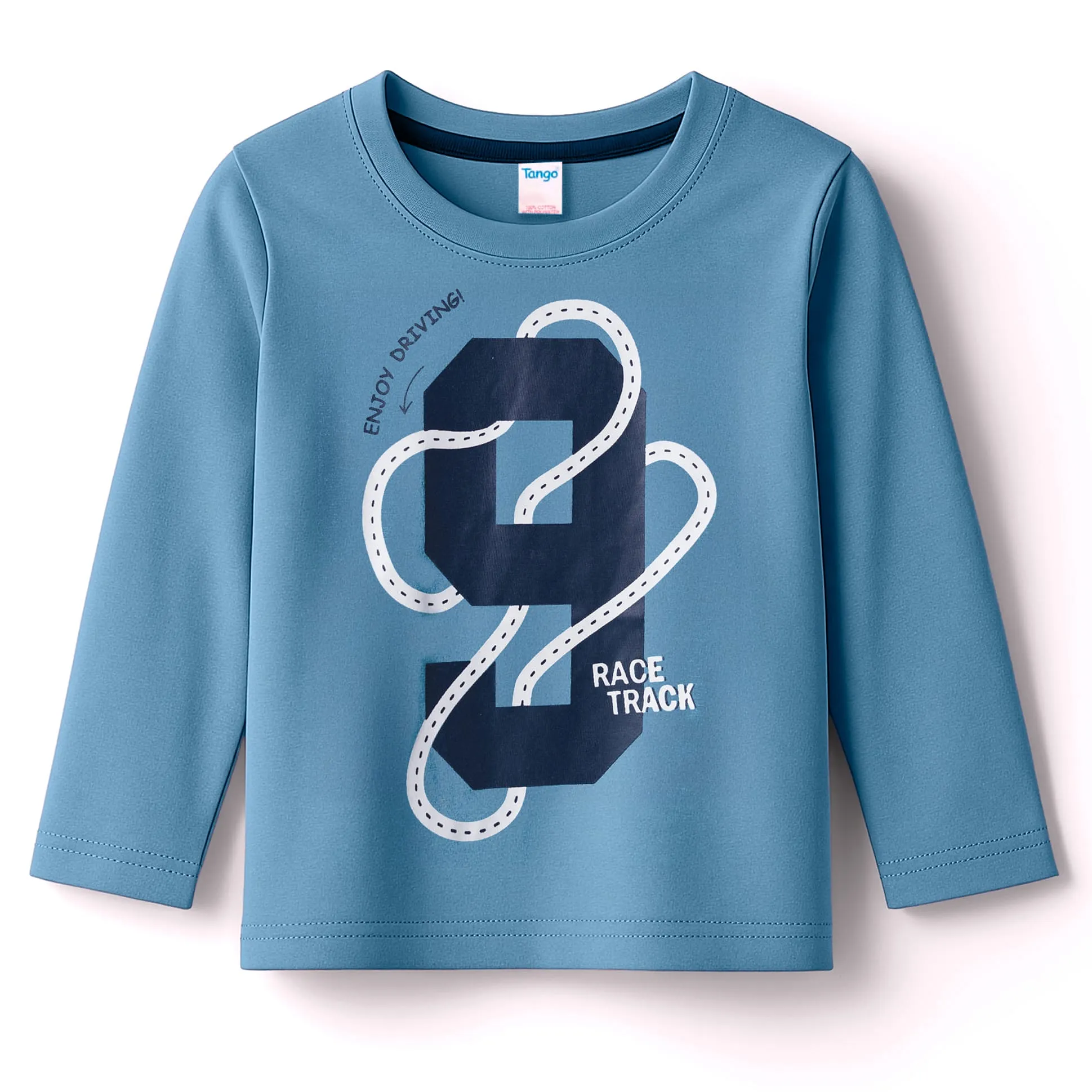 TKページ Buy Tango Single Jersey Knit Full Sleeves T-Shirt with Text