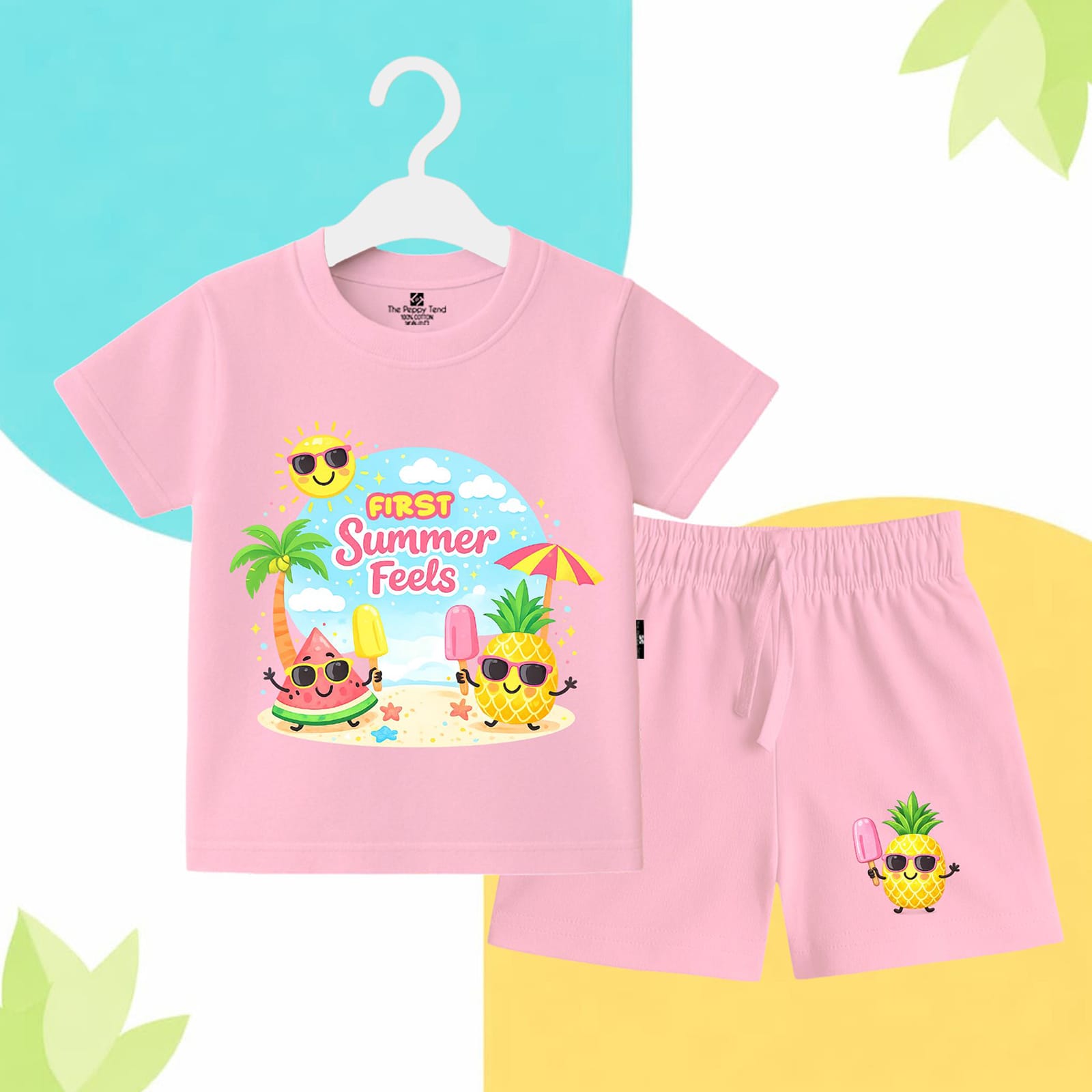 Buy The Peppy Tend 100% Cotton Knit Half Sleeves First Summer 