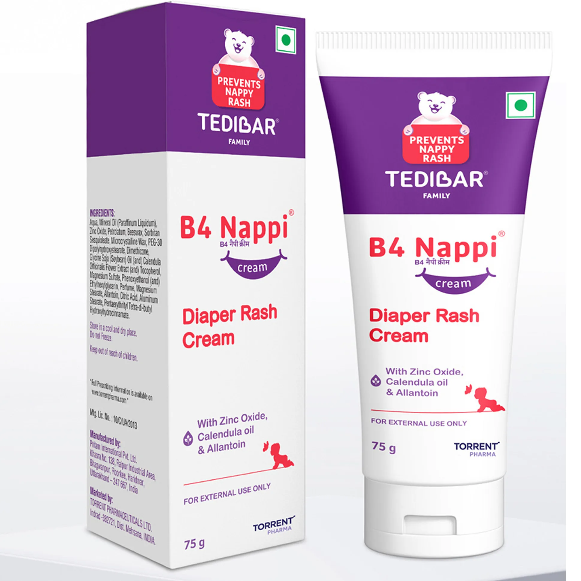 Torrent Tedibar B4 Nappi Cream 75g