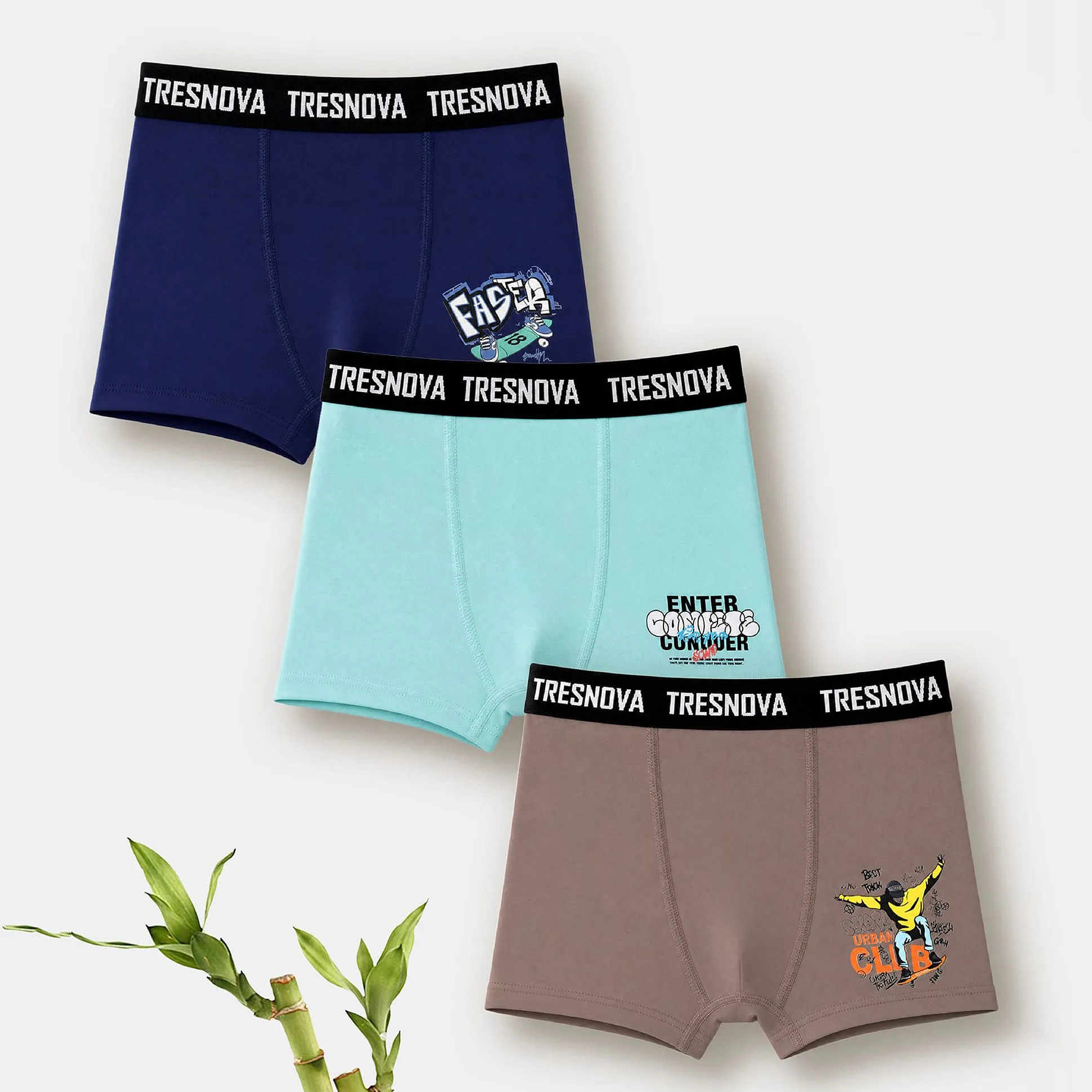 3枚セットone nova novawool Boxer Shorts Navy 3枚セットone nova