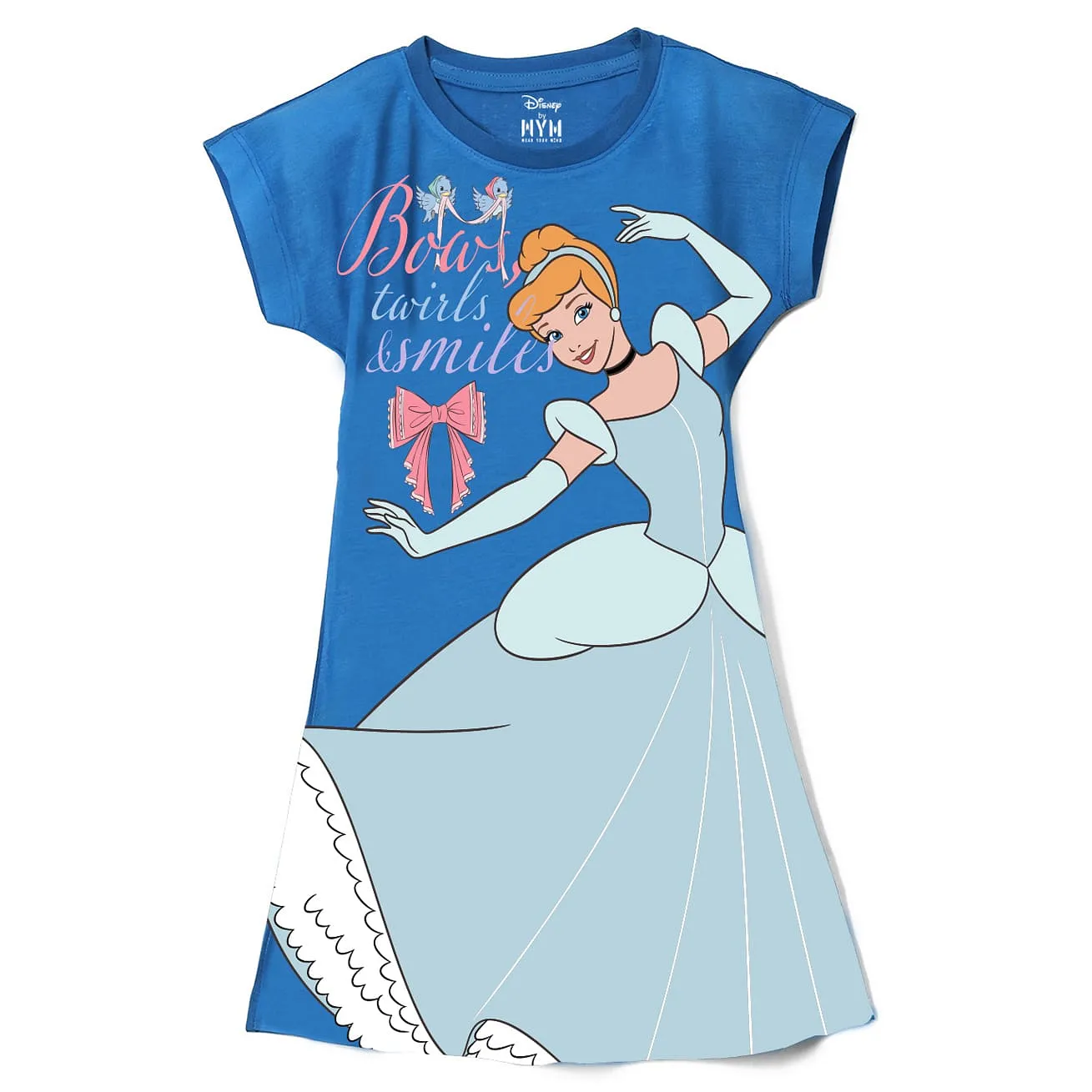 Buy Wear Your Mind Cotton Knit Disney Princess Featuring Half Sleeves Cinderella Printed Dress - Royal Blue for Girls (7-8Years) Online in India, Shop at FirstCry.com - 22341282 Buy Wear Your Mind Cotton Knit Disney Princess Featuring Half Sleeves Cinderella Printed Dress - Royal Blue for Girls (7-8Years) Online in India, Shop at FirstCry.com - 22341282